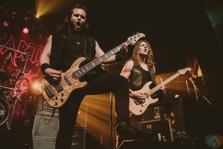 VANCOUVER, BC - MARCH 04: Iced Earth performs at Rickshaw Theatre in Vancouver on March 04, 2018. (Photo: Tim Nguyen/Aesthetic Magazine)