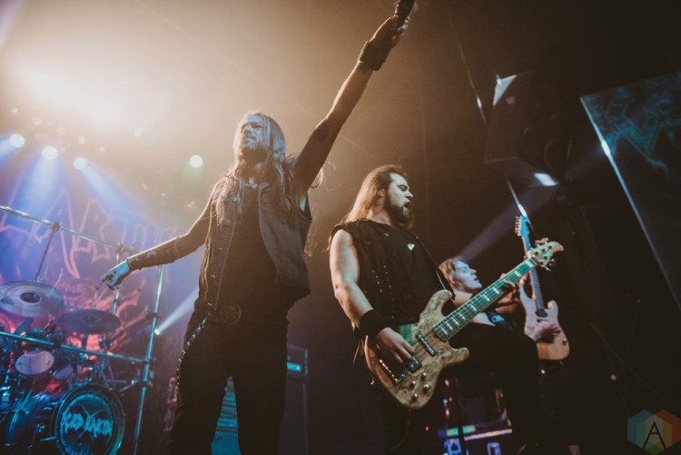 VANCOUVER, BC - MARCH 04: Iced Earth performs at Rickshaw Theatre in Vancouver on March 04, 2018. (Photo: Tim Nguyen/Aesthetic Magazine)