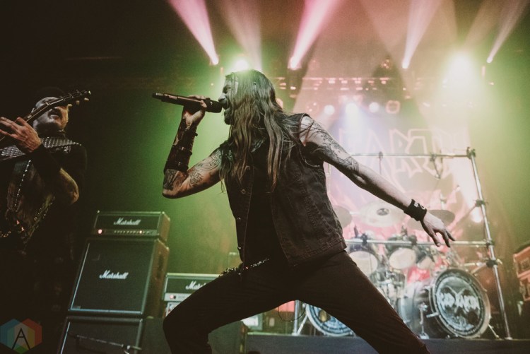 VANCOUVER, BC - MARCH 04: Iced Earth performs at Rickshaw Theatre in Vancouver on March 04, 2018. (Photo: Tim Nguyen/Aesthetic Magazine)