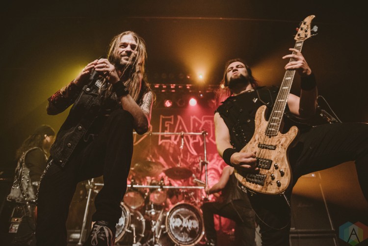 VANCOUVER, BC - MARCH 04: Iced Earth performs at Rickshaw Theatre in Vancouver on March 04, 2018. (Photo: Tim Nguyen/Aesthetic Magazine)