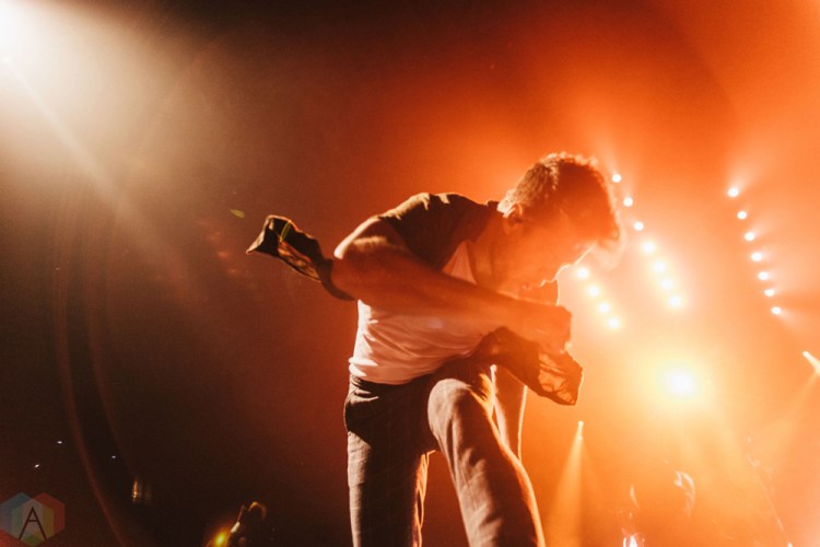 MANCHESTER, UK - MARCH 03: Dan Reynolds of Imagine Dragons performs at Manchester Arena in Manchester on March 03, 2018. (Photo: Priti Shikotra/Aesthetic Magazine)