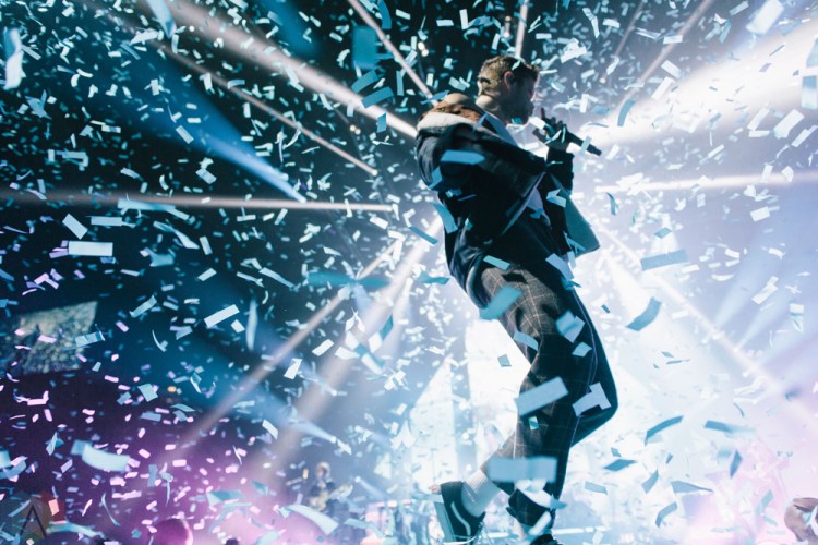 MANCHESTER, UK - MARCH 03: Dan Reynolds of Imagine Dragons performs at Manchester Arena in Manchester on March 03, 2018. (Photo: Priti Shikotra/Aesthetic Magazine)