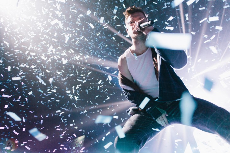 MANCHESTER, UK - MARCH 03: Dan Reynolds of Imagine Dragons performs at Manchester Arena in Manchester on March 03, 2018. (Photo: Priti Shikotra/Aesthetic Magazine)