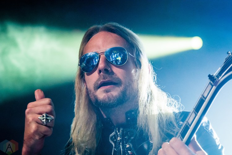 OSHAWA, ON - MARCH 28: Judas Priest performs at Tribute Communities Centre in Oshawa on March 28, 2018. (Photo: Tyler Roberts/Aesthetic Magazine)