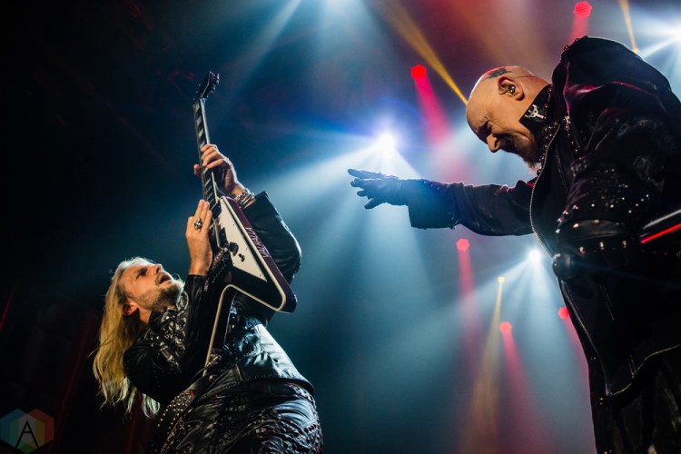 OSHAWA, ON - MARCH 28: Judas Priest performs at Tribute Communities Centre in Oshawa on March 28, 2018. (Photo: Tyler Roberts/Aesthetic Magazine)