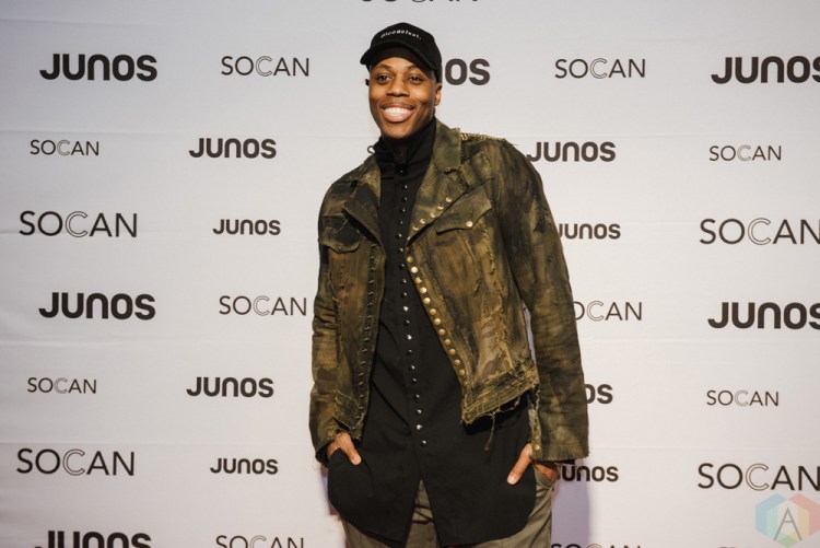 VANCOUVER, BC - MARCH 24: Kardinal Offishall attends the Juno Gala Dinner at Vancouver Convention Centre East in Vancouver, BC on March 24, 2018. (Photo: Tim Nguyen/Aesthetic Magazine)