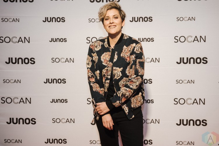 VANCOUVER, BC - MARCH 24: Ria Mae attends the Juno Gala Dinner at Vancouver Convention Centre East in Vancouver, BC on March 24, 2018. (Photo: Tim Nguyen/Aesthetic Magazine)