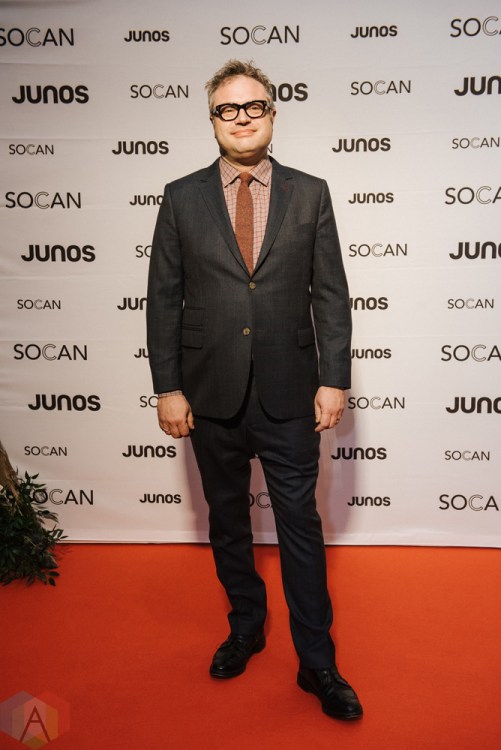 VANCOUVER, BC - MARCH 24: Steven Page attends the Juno Gala Dinner at Vancouver Convention Centre East in Vancouver, BC on March 24, 2018. (Photo: Tim Nguyen/Aesthetic Magazine)