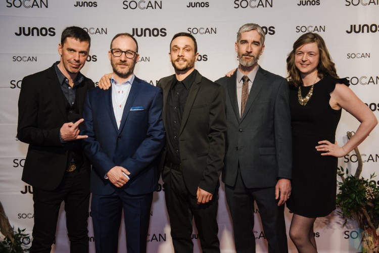 VANCOUVER, BC - MARCH 24: Do Make Say Think attends the Juno Gala Dinner at Vancouver Convention Centre East in Vancouver, BC on March 24, 2018. (Photo: Tim Nguyen/Aesthetic Magazine)