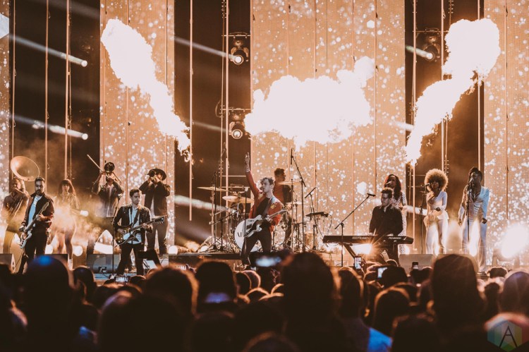 VANCOUVER, BC - MARCH 25: Arkells perform at the Juno Awards at Rogers Arena in Vancouver on March 25, 2018. (Photo: Tim Nugyen/Aesthetic Magazine)