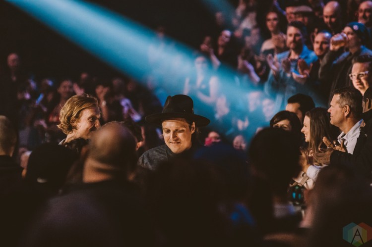 VANCOUVER, BC - MARCH 25: Arcade Fire attends the Juno Awards at Rogers Arena in Vancouver on March 25, 2018. (Photo: Tim Nugyen/Aesthetic Magazine)