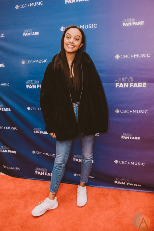 BURNABY, BC - MARCH 24: Ruth B attends JUNO Fan Fare in Burnaby, BC on March 24, 2018. (Photo: Tim Nguyen/Aesthetic Magazine)