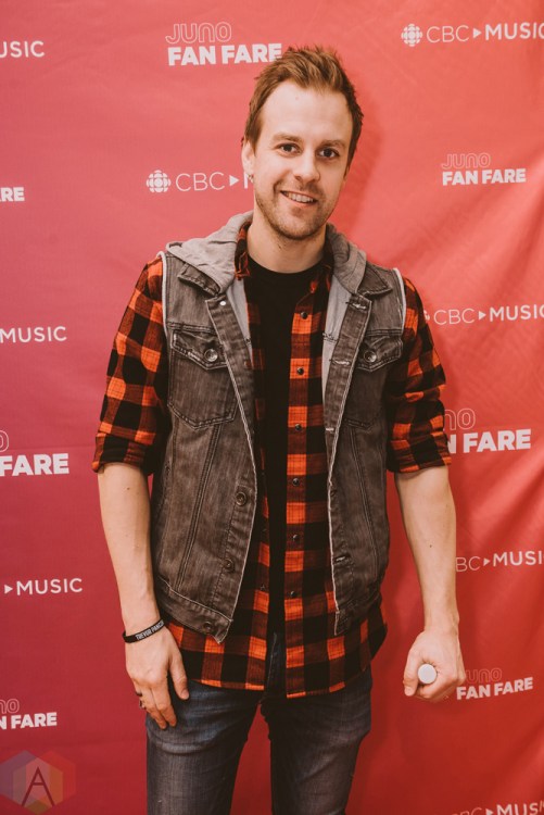 BURNABY, BC - MARCH 24: Dan Davidson attends JUNO Fan Fare in Burnaby, BC on March 24, 2018. (Photo: Tim Nguyen/Aesthetic Magazine)