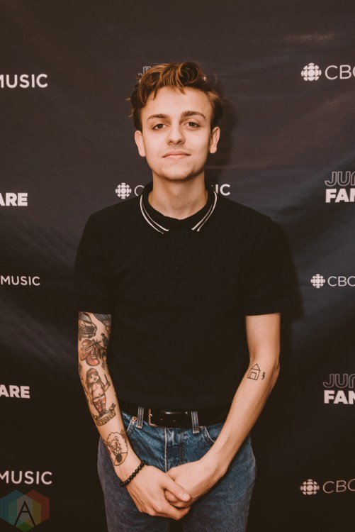 BURNABY, BC - MARCH 24: Scott Helman attends JUNO Fan Fare in Burnaby, BC on March 24, 2018. (Photo: Tim Nguyen/Aesthetic Magazine)