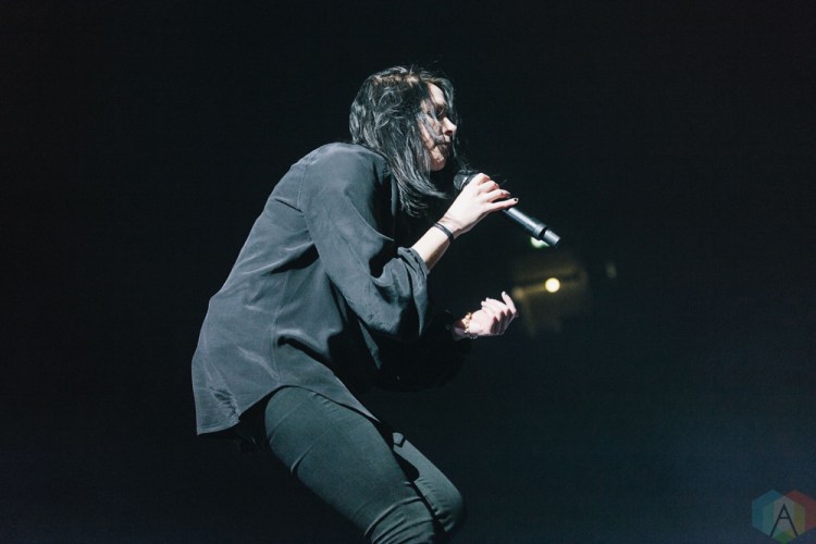 MANCHESTER, UK - MARCH 03: K.Flay performs at Manchester Arena in Manchester on March 03, 2018. (Photo: Priti Shikotra/Aesthetic Magazine)