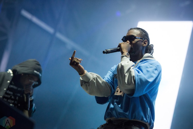 NEW ORLEANS, LA - MARCH 09: Migos performs at Buku Festival in New Orleans on March 09, 2018. (Photo: Kelli Binnings/Aesthetic Magazine)