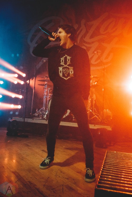 PONTIAC, MI - MARCH 18: Our Last Night performs at Crofoot Ballroom in Pontiac, MI on March 18, 2018. (Photo: Rebekah Witt/Aesthetic Magazine)