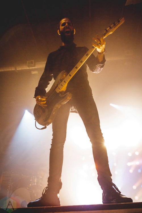 PONTIAC, MI - MARCH 18: Our Last Night performs at Crofoot Ballroom in Pontiac, MI on March 18, 2018. (Photo: Rebekah Witt/Aesthetic Magazine)