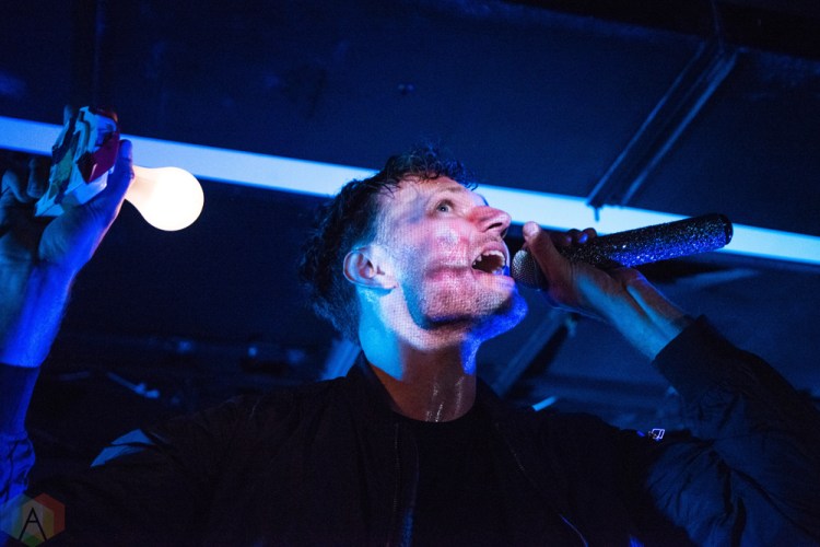 TORONTO, ON - MARCH 01: Rich Aucoin performs at Drake Hotel in Toronto on March 01, 2018. (Photo: Morgan Hotston/Aesthetic Magazine)