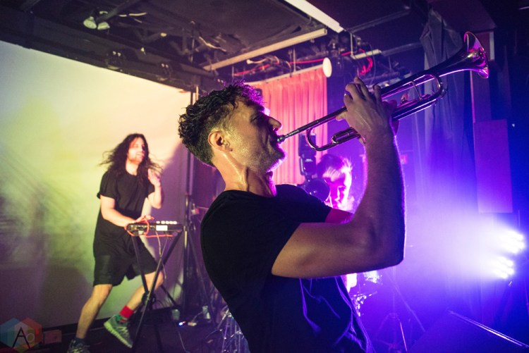 TORONTO, ON - MARCH 01: Rich Aucoin performs at Drake Hotel in Toronto on March 01, 2018. (Photo: Morgan Hotston/Aesthetic Magazine)