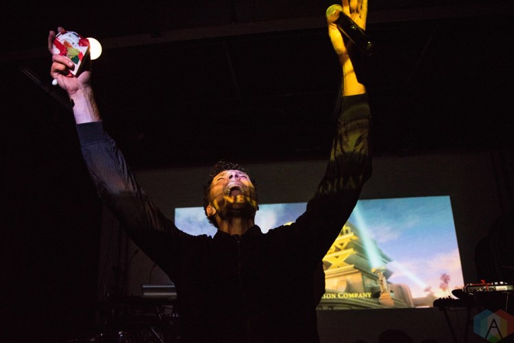 TORONTO, ON - MARCH 01: Rich Aucoin performs at Drake Hotel in Toronto on March 01, 2018. (Photo: Morgan Hotston/Aesthetic Magazine)