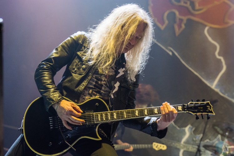 OSHAWA, ON - MARCH 28: Saxon performs at Tribute Communities Centre in Oshawa on March 28, 2018. (Photo: Tyler Roberts/Aesthetic Magazine)