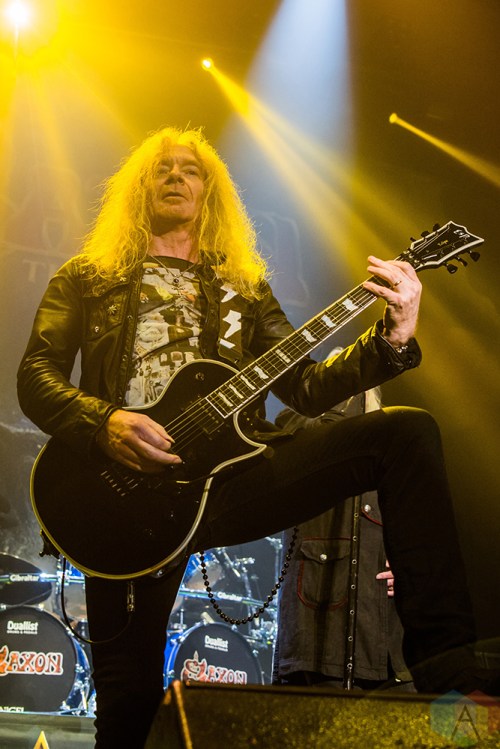 OSHAWA, ON - MARCH 28: Saxon performs at Tribute Communities Centre in Oshawa on March 28, 2018. (Photo: Tyler Roberts/Aesthetic Magazine)