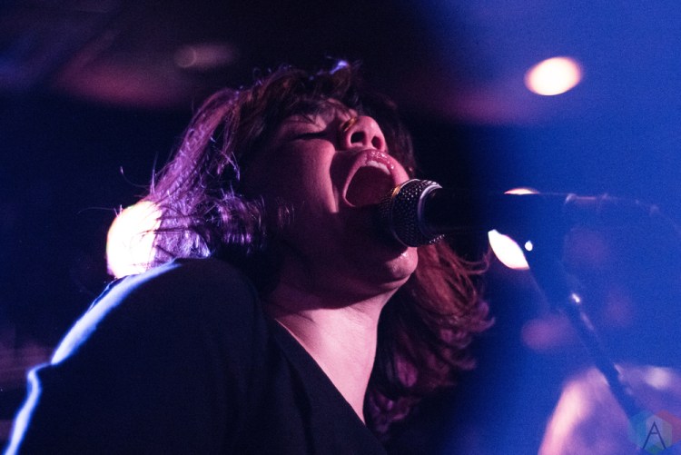 TORONTO, ON - MARCH 14: Screaming Females performs at Hard Luck Bar in Toronto on March 14, 2018. (Photo: Morgan Hotston/Aesthetic Magazine)