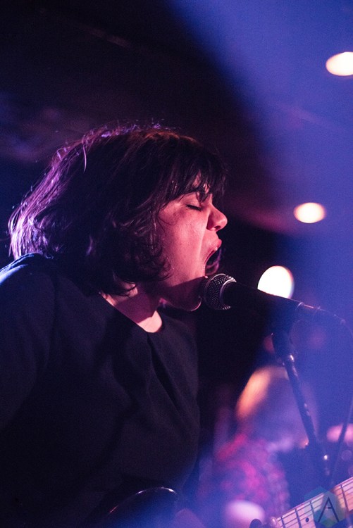 TORONTO, ON - MARCH 14: Screaming Females performs at Hard Luck Bar in Toronto on March 14, 2018. (Photo: Morgan Hotston/Aesthetic Magazine)