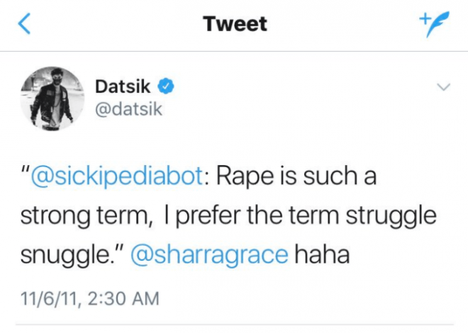 Datsik Tweet 