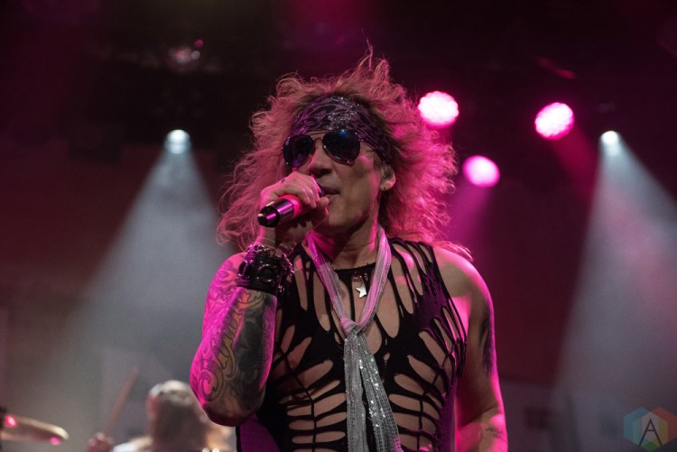 VANCOUVER, BC - MARCH 15: Steel Panther performs at Commodore Ballroom in Vancouver on March 15, 2018. (Photo: Rob Porter/Aesthetic Magazine)