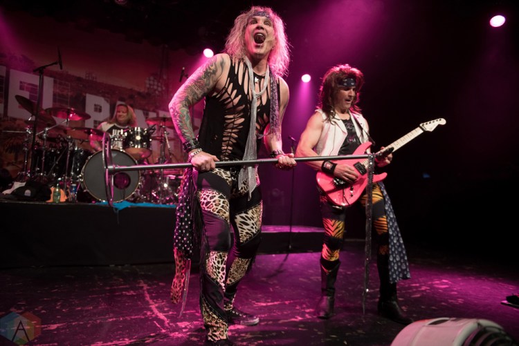 VANCOUVER, BC - MARCH 15: Steel Panther performs at Commodore Ballroom in Vancouver on March 15, 2018. (Photo: Rob Porter/Aesthetic Magazine)