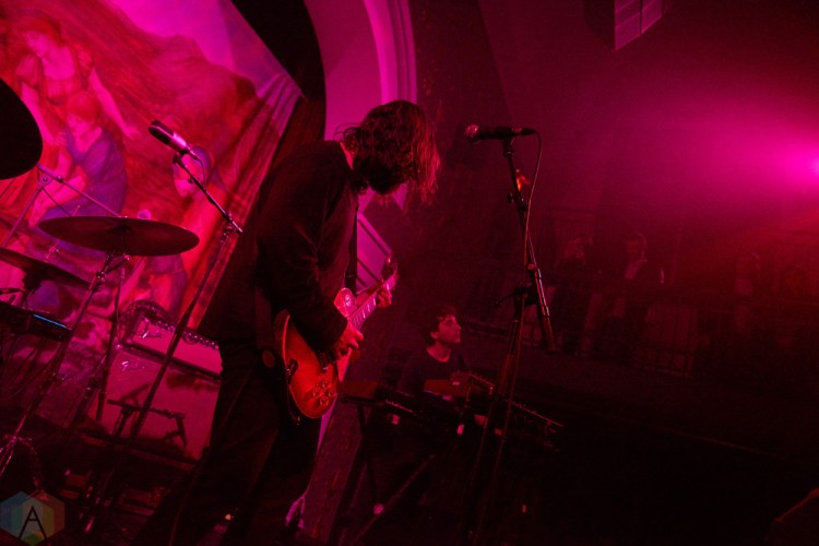 TORONTO, ON - MARCH 15: Suuns performs at The Great Hall in Toronto on March 15, 2018. (Photo: Morgan Harris/Aesthetic Magazine)