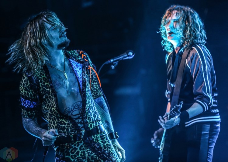 LOS ANGELES, CA - MARCH 29: The Darkness performs at Fonda Theatre in Los Angeles on March 29, 2018. (Photo: Melanie Escombe/Aesthetic Magazine)