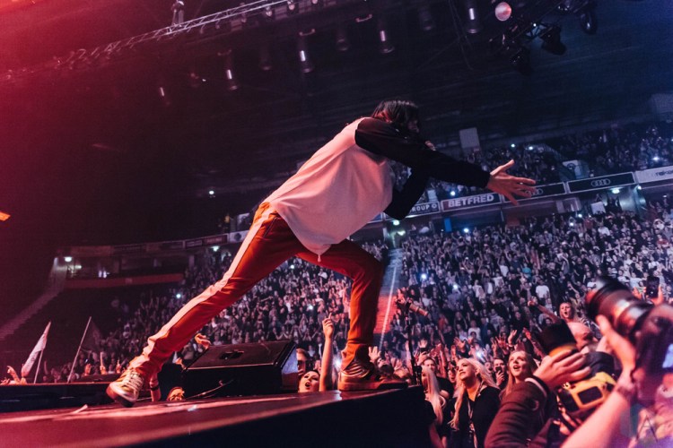 MANCHESTER, UK - MARCH 24: Jared Leto of Thirty Seconds To Mars performs at Manchester Arena in Manchester, UK on March 24, 2018. (Photo: Priti Shikotra/Aesthetic Magazine)