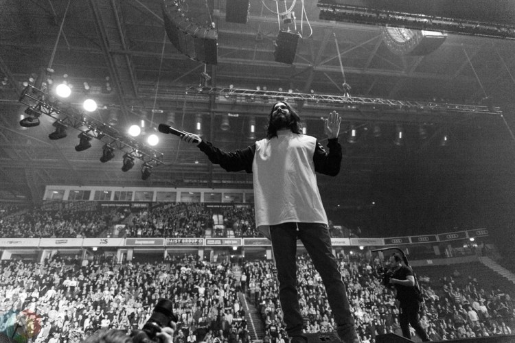 MANCHESTER, UK - MARCH 24: Jared Leto of Thirty Seconds To Mars performs at Manchester Arena in Manchester, UK on March 24, 2018. (Photo: Priti Shikotra/Aesthetic Magazine)