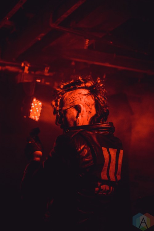 TORONTO, ON - APRIL 15: 3Teeth performs at Velvet Underground in Toronto on April 15, 2018. (Photo: Sarah McNeil/Aesthetic Magazine)