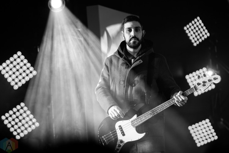 TORONTO, ON - APRIL 05 - Arkells performs at Yonge-Dundas Square in Toronto on April 05, 2018. (Photo: Brendan Albert/Aesthetic Magazine)