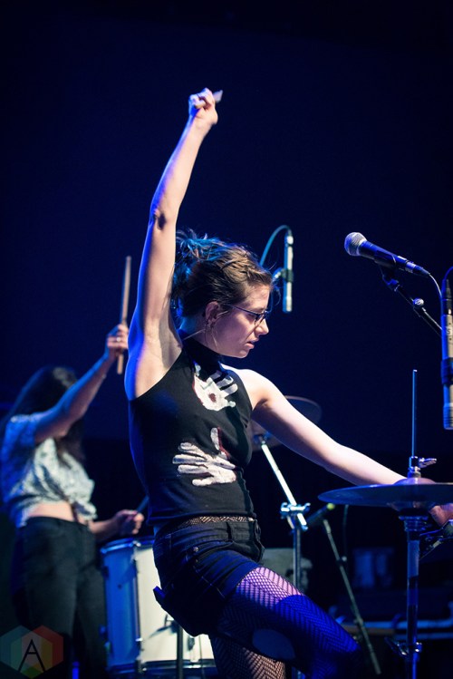 TORONTO, ON - APRIL 08: Bodega performs at Rebel in Toronto on April 08, 2018. (Photo: Brendan Albert/Aesthetic Magazine)