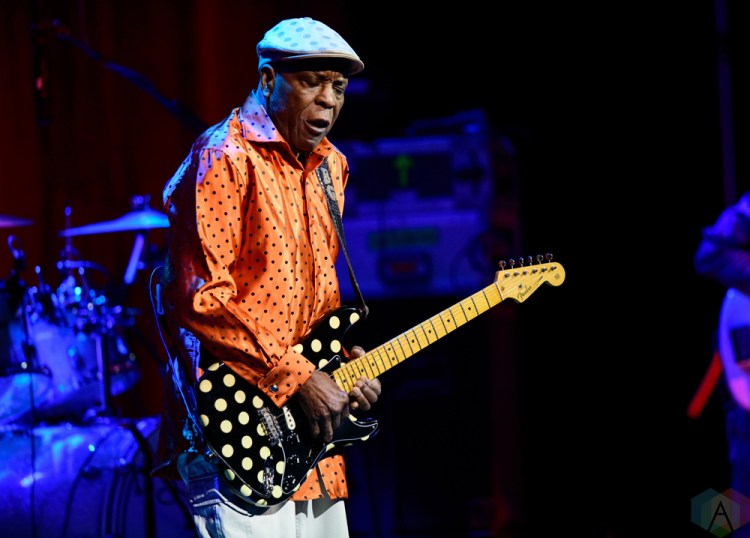 TORONTO, ON - APRIL 14: Buddy Guy performs at Massey Hall in Toronto on April 14, 2018. (Photo: Julian Avram/Aesthetic Magazine)