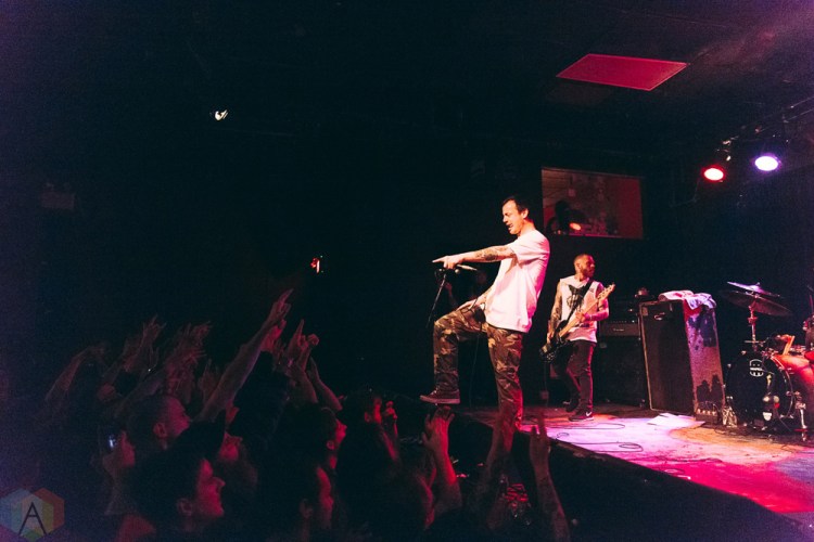 TORONTO, ON - APRIL 20: Cancer Bats perform at Lee's Palace in Toronto on April 20, 2018. (Photo: Josh Moody/Aesthetic Magazine)