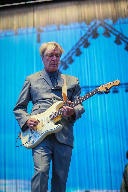 INDIO, CA - APRIL 21: David Byrne performs at Coachella at Empire Polo Club in Indio, California on April 21, 2018. (Photo: Mark Ostrom)