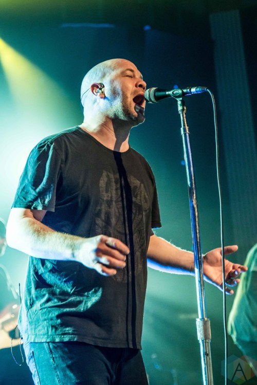 CALGARY, AB - APRIL 27: Finger Eleven performs at Palace Theatre in Calgary on April 27, 2018. (Photo: Adriana Malinowska/Aesthetic Magazine)