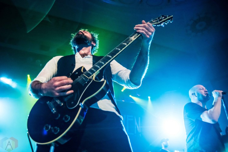 CALGARY, AB - APRIL 27: Finger Eleven performs at Palace Theatre in Calgary on April 27, 2018. (Photo: Adriana Malinowska/Aesthetic Magazine)