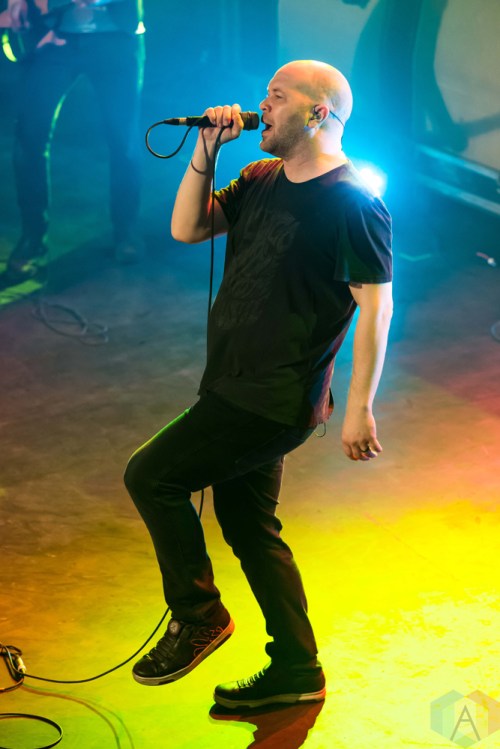 CALGARY, AB - APRIL 27: Finger Eleven performs at Palace Theatre in Calgary on April 27, 2018. (Photo: Adriana Malinowska/Aesthetic Magazine)