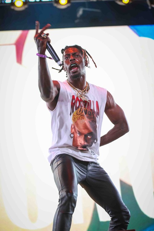 INDIO, CA - APRIL 21: Flatbush Zombies performs at Coachella at Empire Polo Club in Indio, California on April 21, 2018. (Photo: Mark Ostrom)