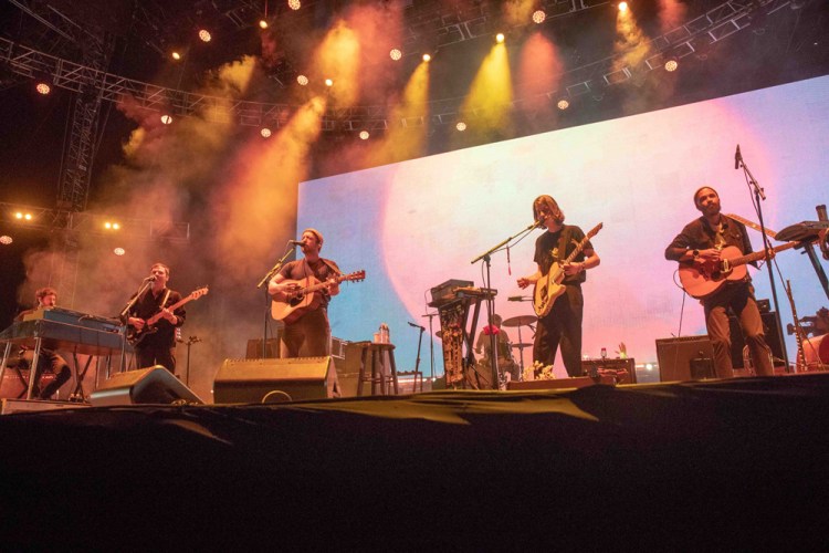 INDIO, CA - APRIL 21: Fleet Foxes performs at Coachella at Empire Polo Club in Indio, California on April 21, 2018. (Photo: Mark Ostrom)