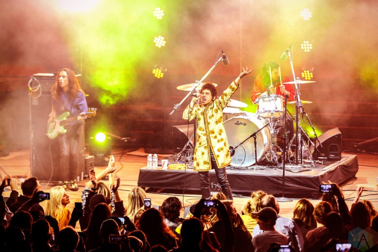 LOS ANGELES, CA - APRIL 16: Greta Van Fleet performs at John Anson Ford Theatre in Los Angeles, California on April 16, 2018. (Photo: Melanie Escombe/Aesthetic Magazine)