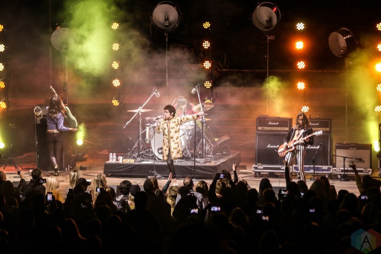 LOS ANGELES, CA - APRIL 16: Greta Van Fleet performs at John Anson Ford Theatre in Los Angeles, California on April 16, 2018. (Photo: Melanie Escombe/Aesthetic Magazine)