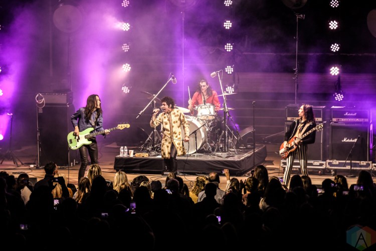 LOS ANGELES, CA - APRIL 16: Greta Van Fleet performs at John Anson Ford Theatre in Los Angeles, California on April 16, 2018. (Photo: Melanie Escombe/Aesthetic Magazine)